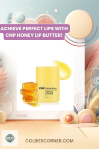 "CNP Honey Lip Butter (0.5 fl.oz / 15ml) - Manuka Propolis Lip Cerin, Hydrating Overnight Lip Balm & Mask with 12 Hours Long-lasting Moisture, Gentle Exfoliation, and Hygienic Twist Dispenser - Korean Skin Care"