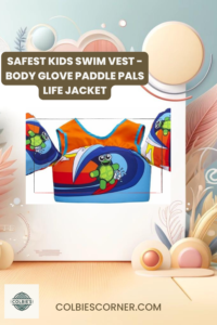 Body Glove Paddle Pals Life Jacket - Safest Patented U.S. Coast Guard Approved Kids Swim Vest for 33-55 LBS